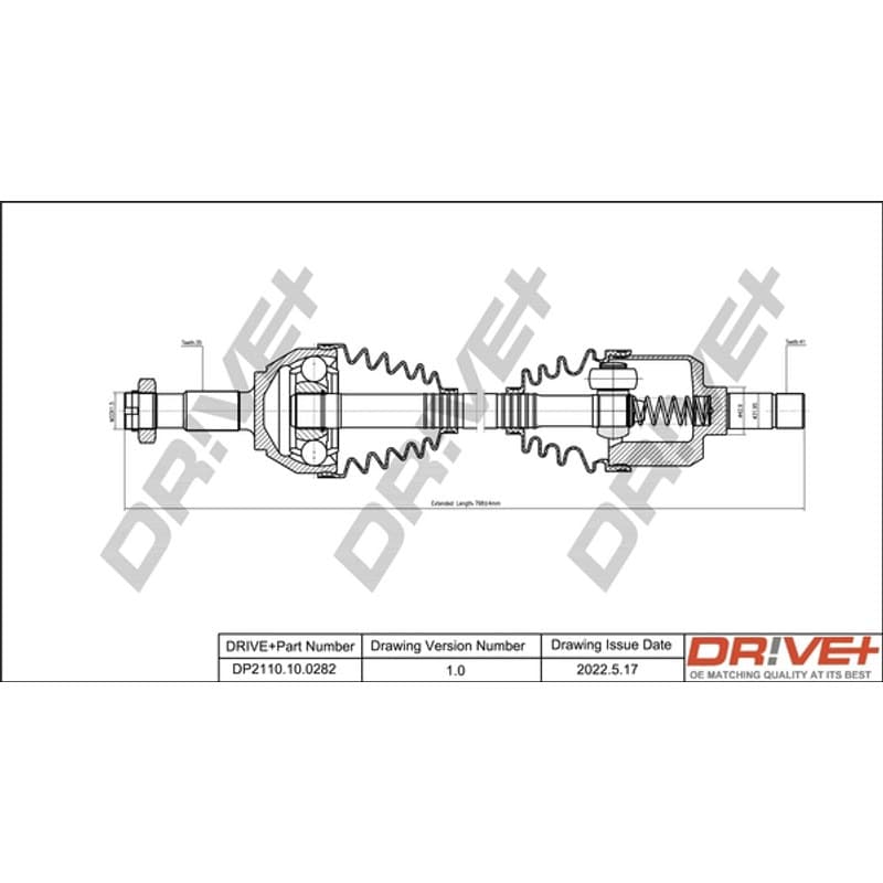 DRVE pusašis DP2110.10.0282
