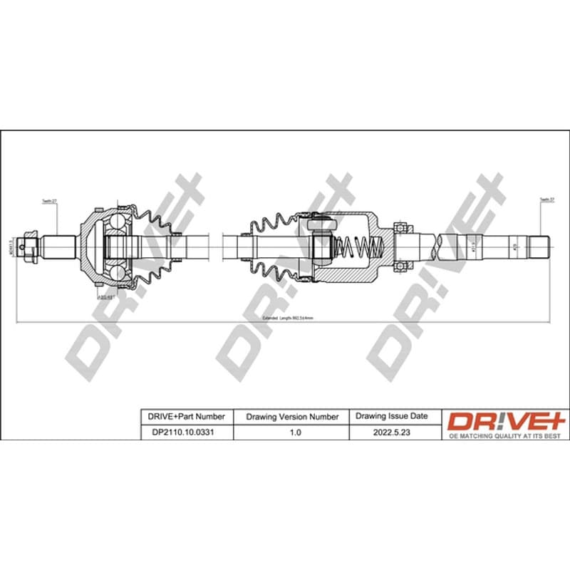 DRVE pusašis DP2110.10.0331