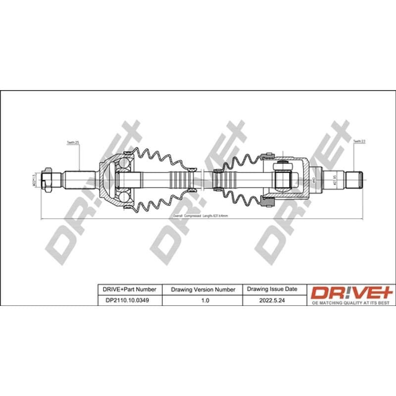 DRVE pusašis DP2110.10.0349
