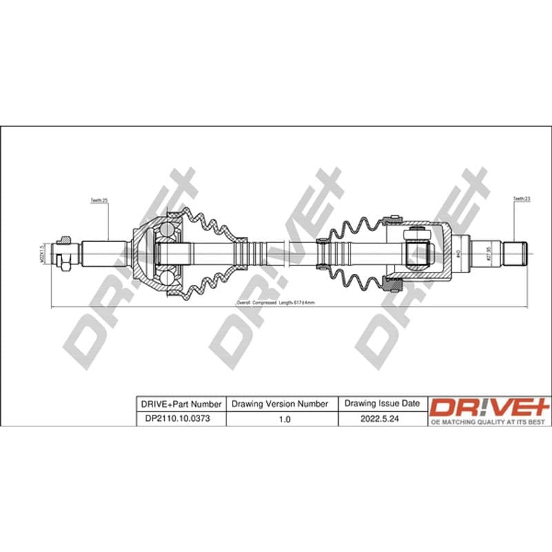 DRVE pusašis DP2110.10.0373