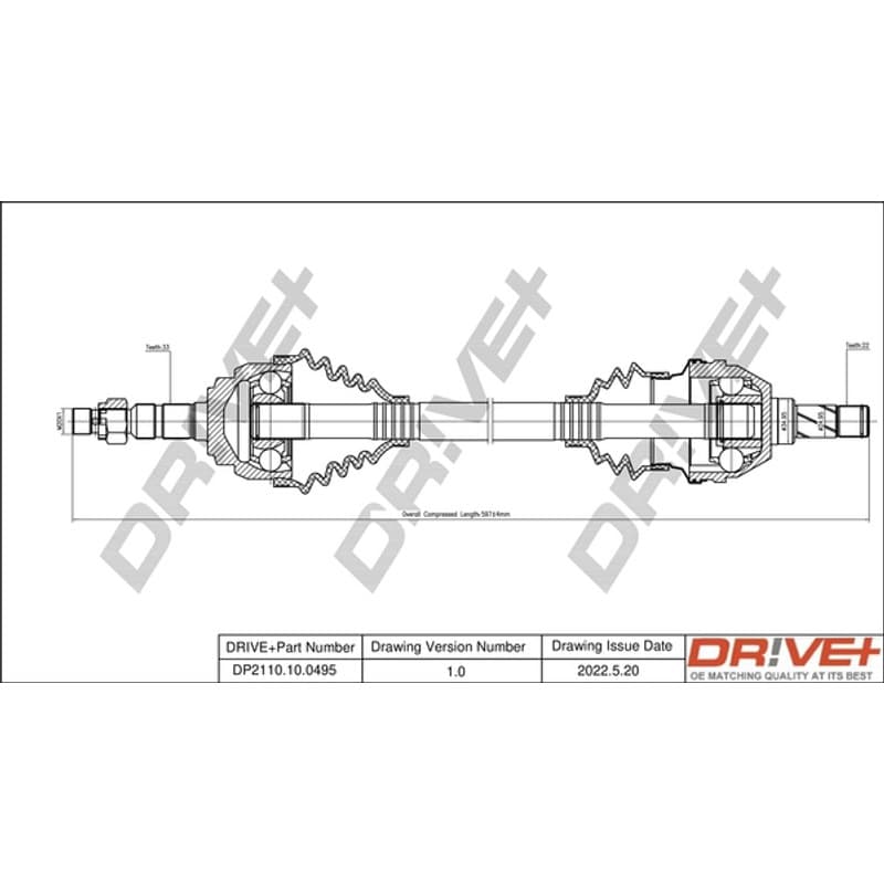 DRVE pusašis DP2110.10.0495