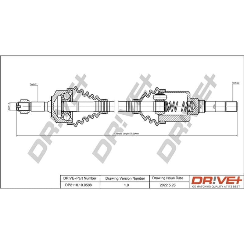 DRVE pusašis DP2110.10.0588