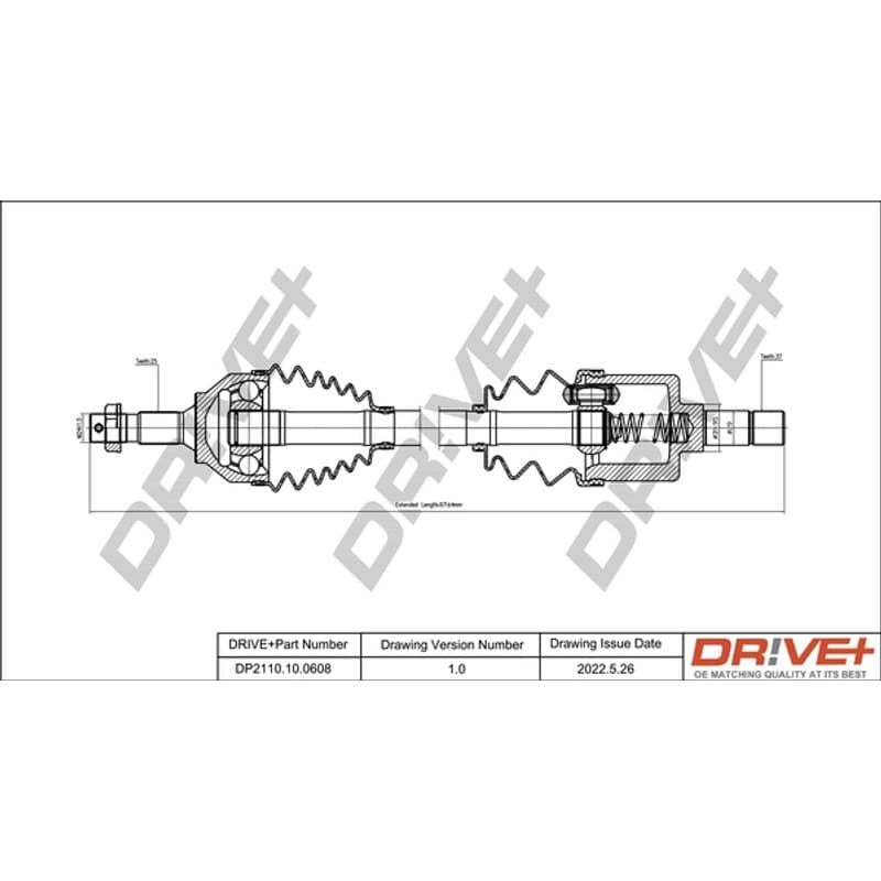 DRVE pusašis DP2110.10.0608