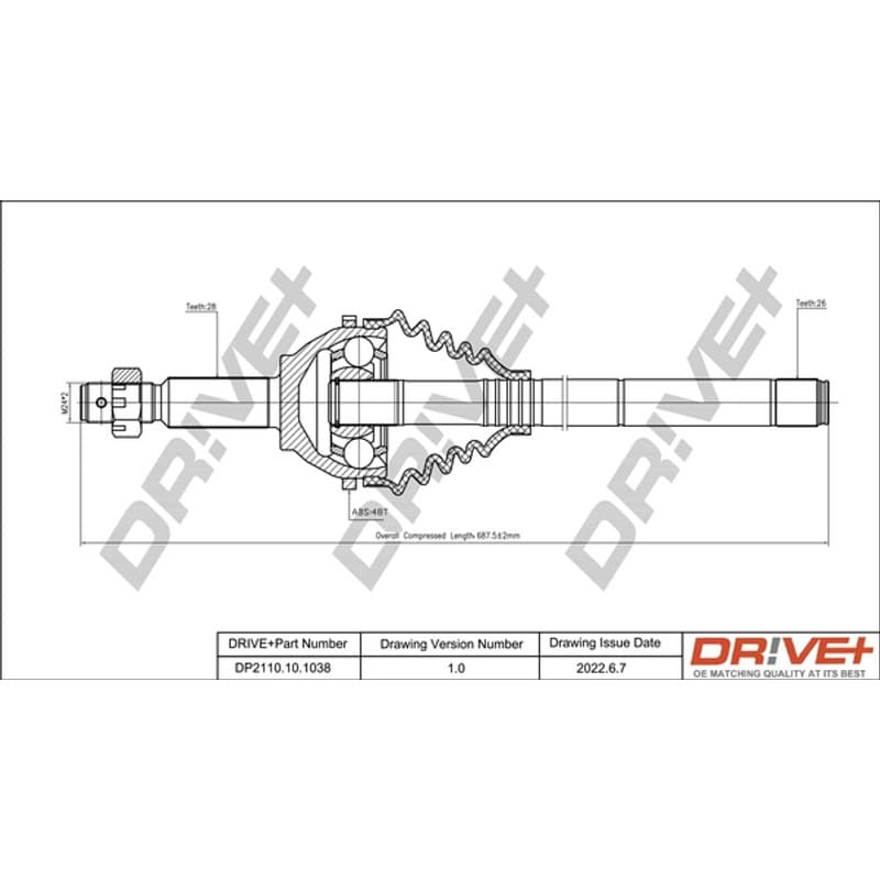 DRVE pusašis DP2110.10.1038