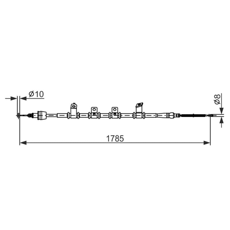 BOSCH 1 987 482 922 trosas, stovėjimo stabdys