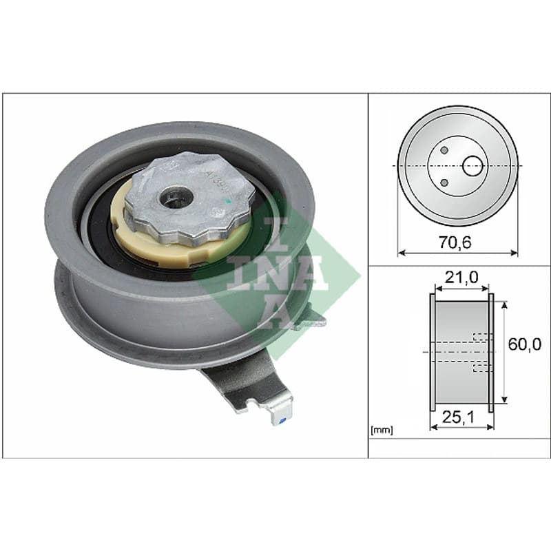 SCHAEFFLERINA įtempiklio skriemulys, paskirstymo diržas 531 0940 10