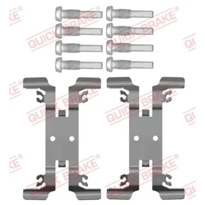 QUICKBRAKE priedų komplektas, diskinių stabdžių trinkelės 109-0207