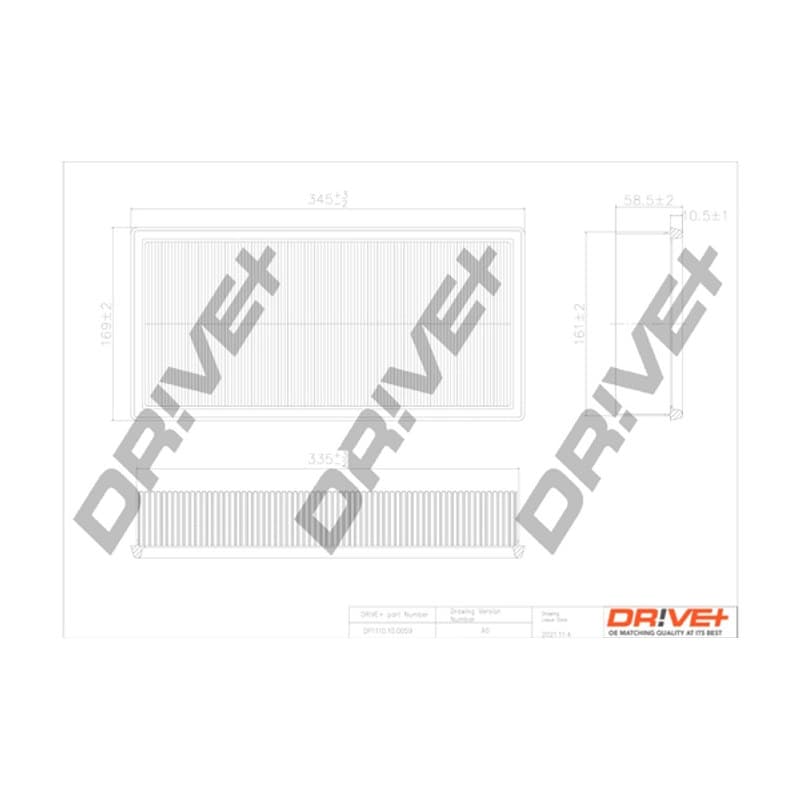 DRVE oro filtras DP1110.10.0059
