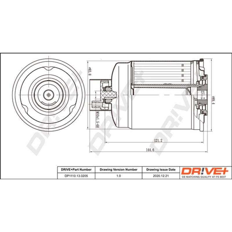 DRVE kuro filtras DP1110.13.0205