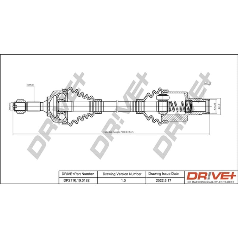 DRVE pusašis DP2110.10.0182