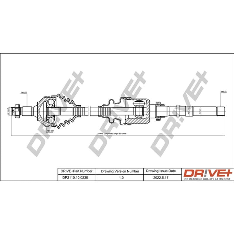 DRVE pusašis DP2110.10.0230