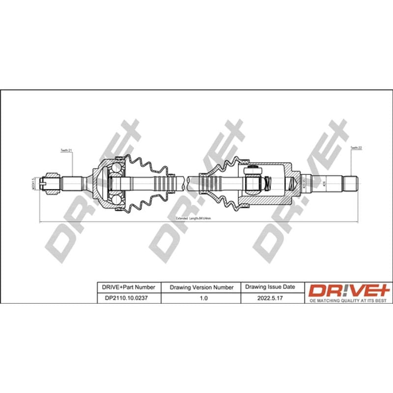 DRVE pusašis DP2110.10.0237