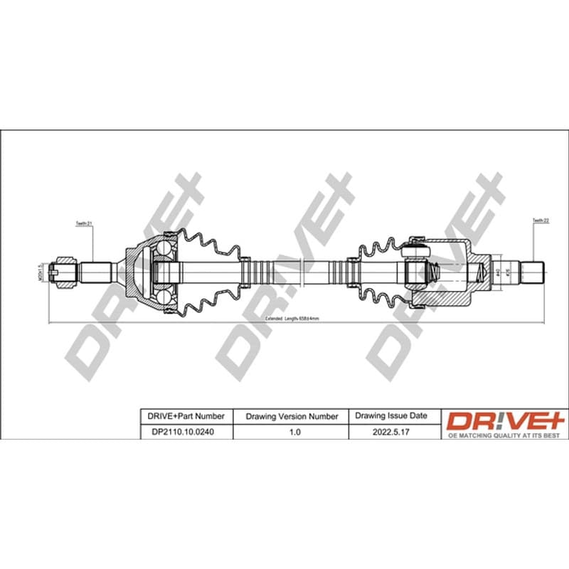 DRVE pusašis DP2110.10.0240