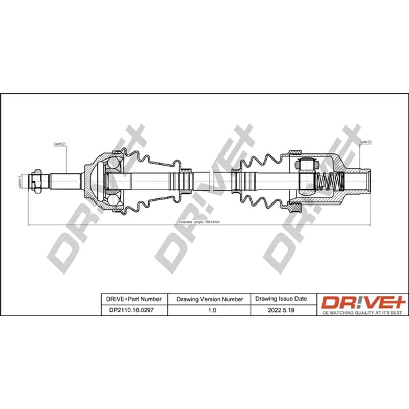 DRVE pusašis DP2110.10.0297