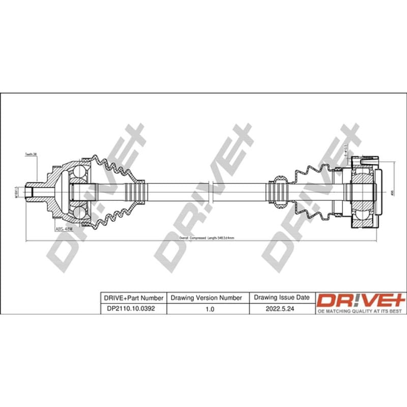 DRVE pusašis DP2110.10.0392