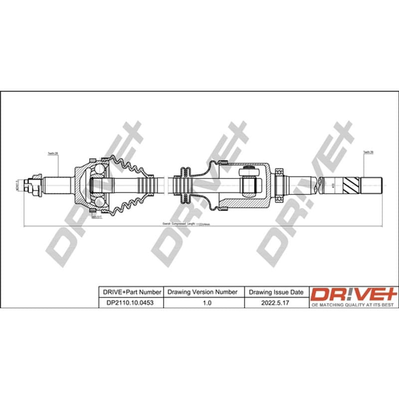 DRVE pusašis DP2110.10.0453