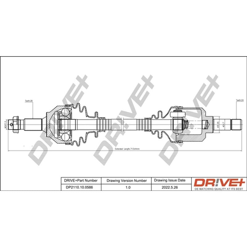 DRVE pusašis DP2110.10.0586