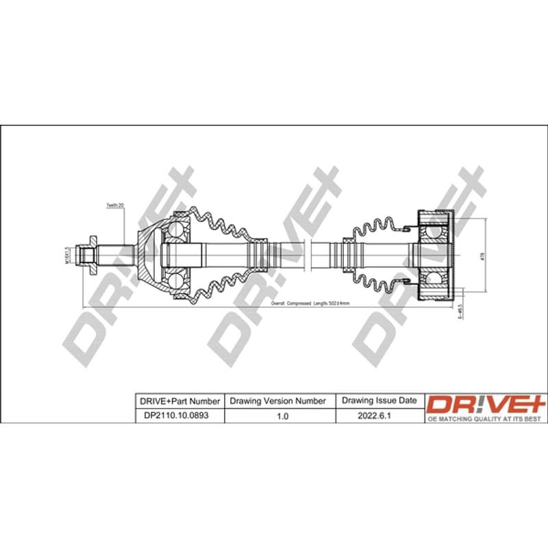 DRVE pusašis DP2110.10.0893