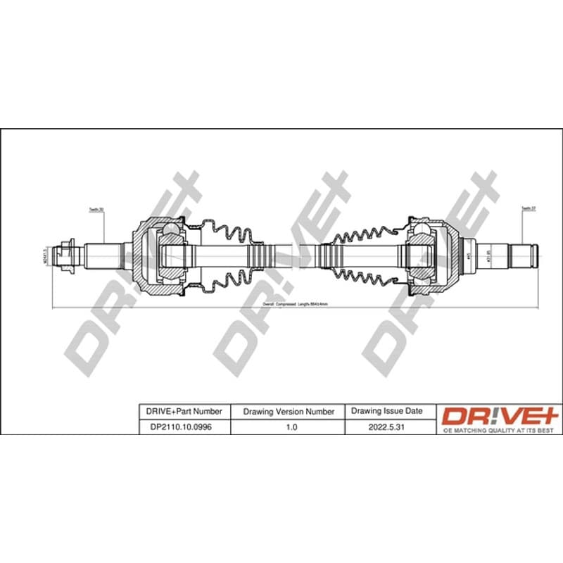 DRVE pusašis DP2110.10.0996
