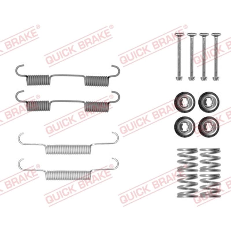 QUICKBRAKE priedų komplektas, stovėjimo stabdžių trinkelės 105-0896