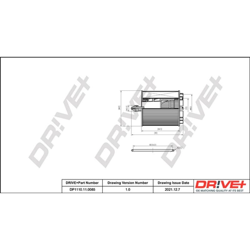 DRVE alyvos filtras DP1110.11.0085