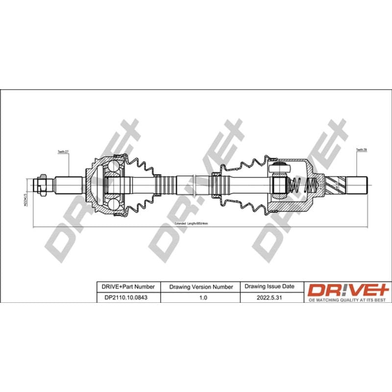 DRVE pusašis DP2110.10.0843