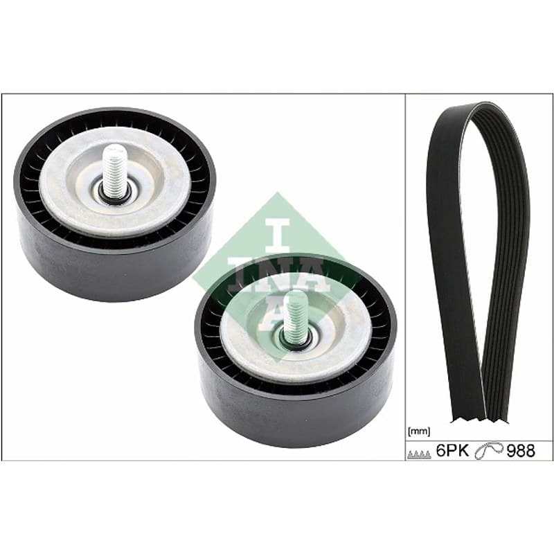 SCHAEFFLERINA V formos rumbuotas diržas, komplektas 529 0558 10