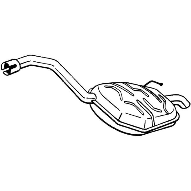 BOSAL galinis duslintuvas 154-635