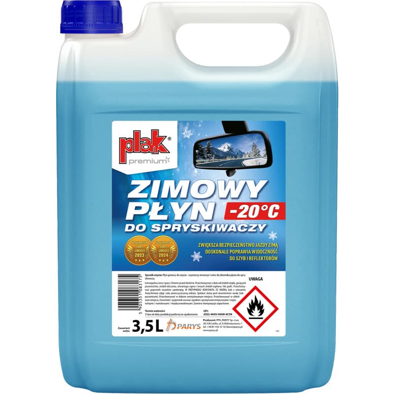 PARYS PLAK Premium žieminis langų plovimo skystis, iki −20 °C ATA073175