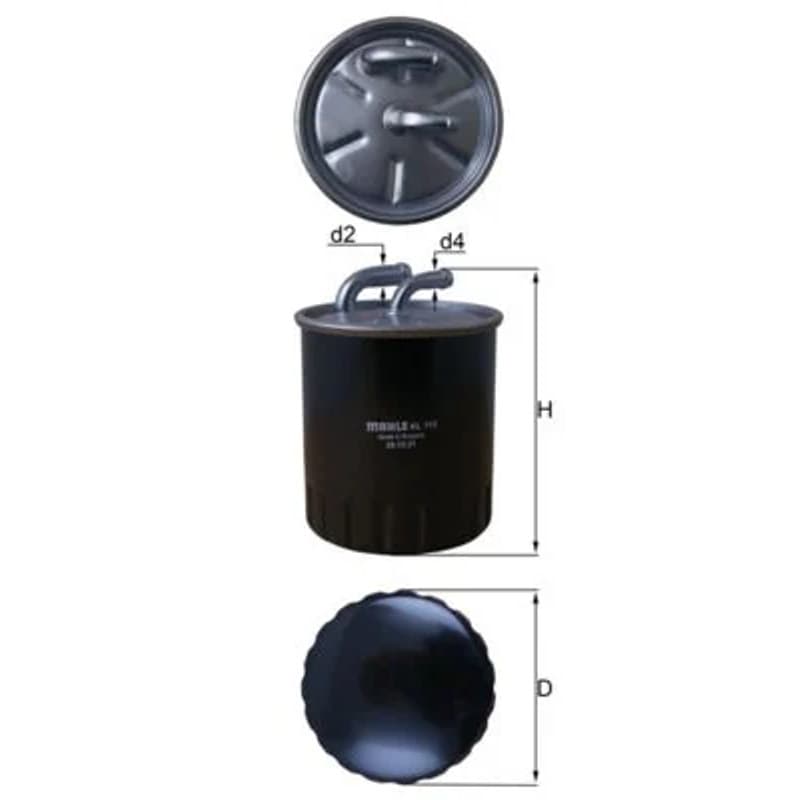 KNECHT KL 313 kuro filtras