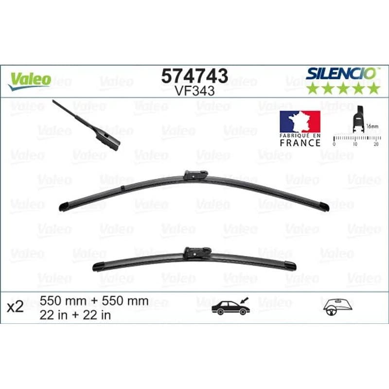 VALEO valytuvai 574743