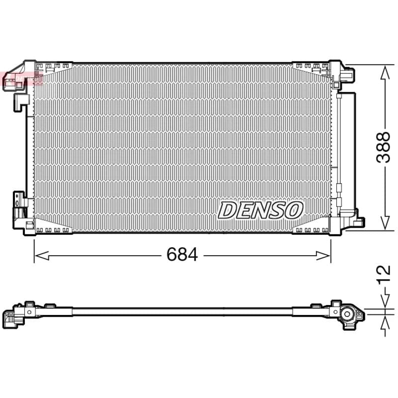 Kondicionieriaus kondensatorius DENSO DCN50119