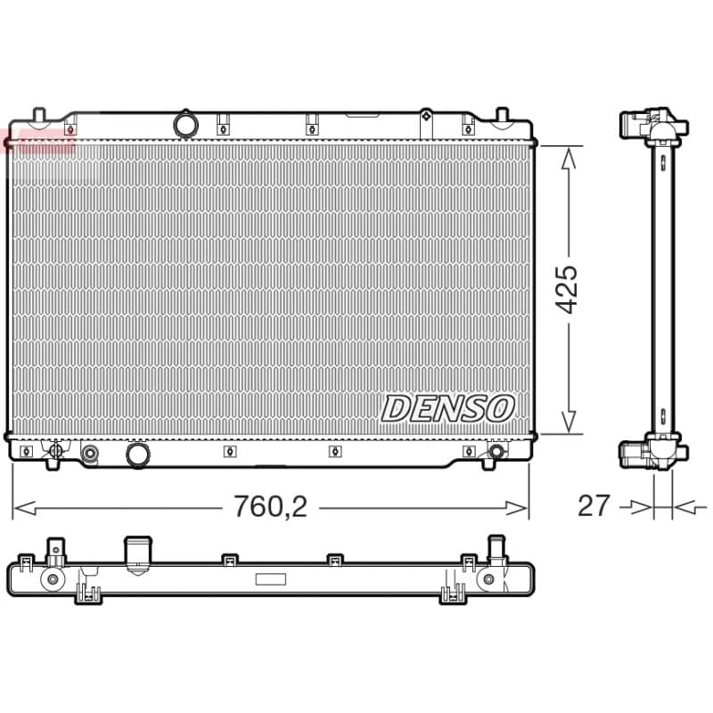 Aušinimo radiatorius DENSO DRM40109