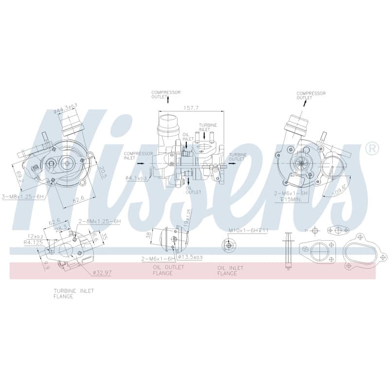 Turbokompresorius NISSENS 93275 NISS