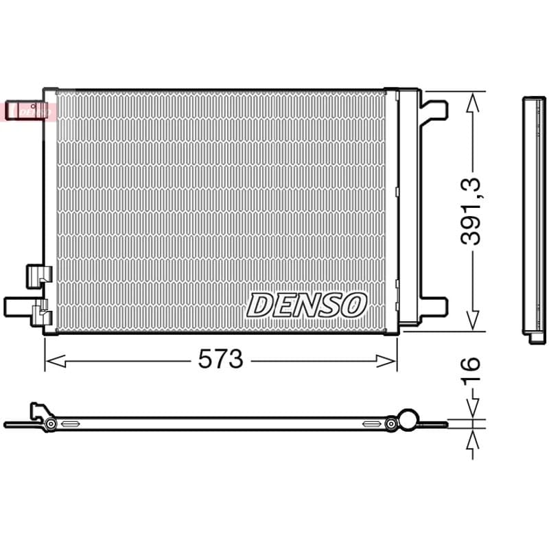Kondicionieriaus kondensatorius DENSO DCN32066