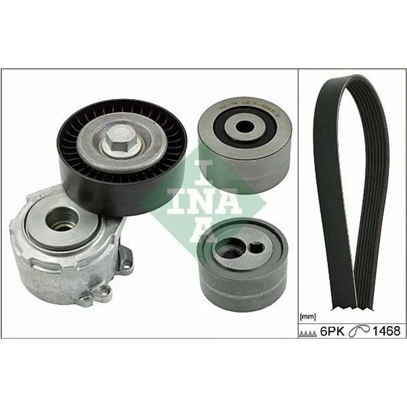 SCHAEFFLERINA V formos rumbuotas diržas, komplektas 529 0156 10