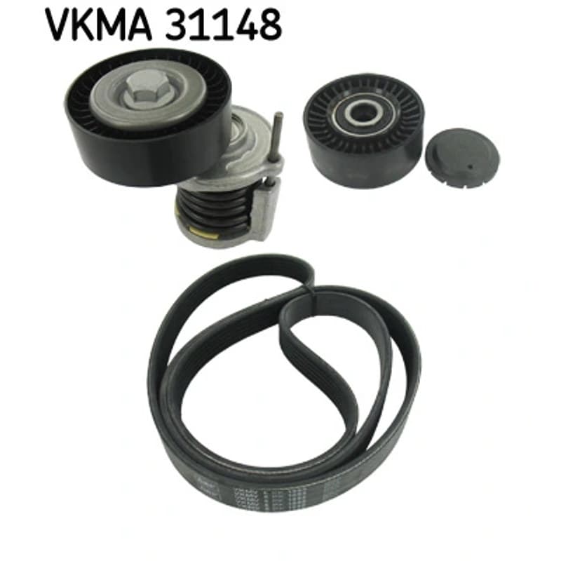 SKF VKMA 31148 V formos rumbuotas diržas, komplektas