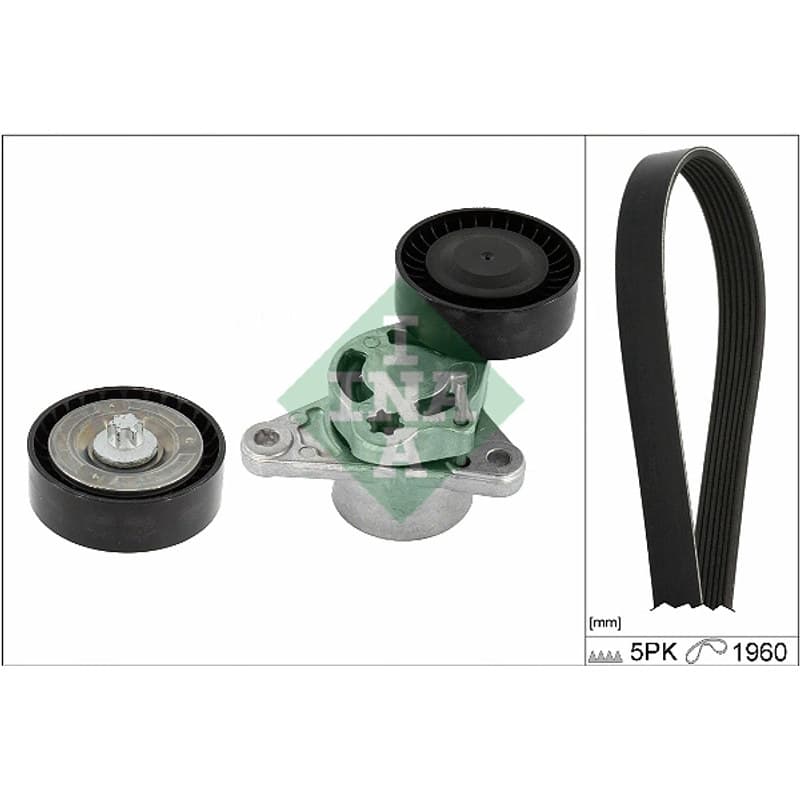 SCHAEFFLERINA V formos rumbuotas diržas, komplektas 529 0487 10