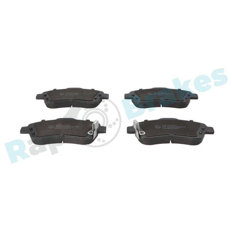 RAPBRAKES stabdžių trinkelių rinkinys, diskinis stabdys R-P1131