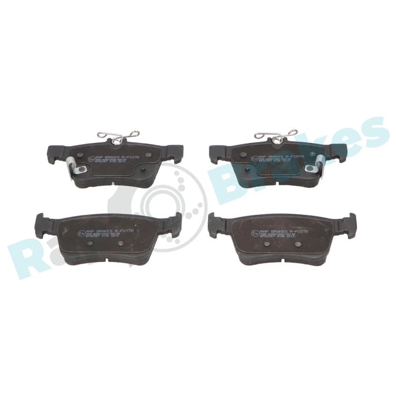 RAPBRAKES stabdžių trinkelių rinkinys, diskinis stabdys R-P1578