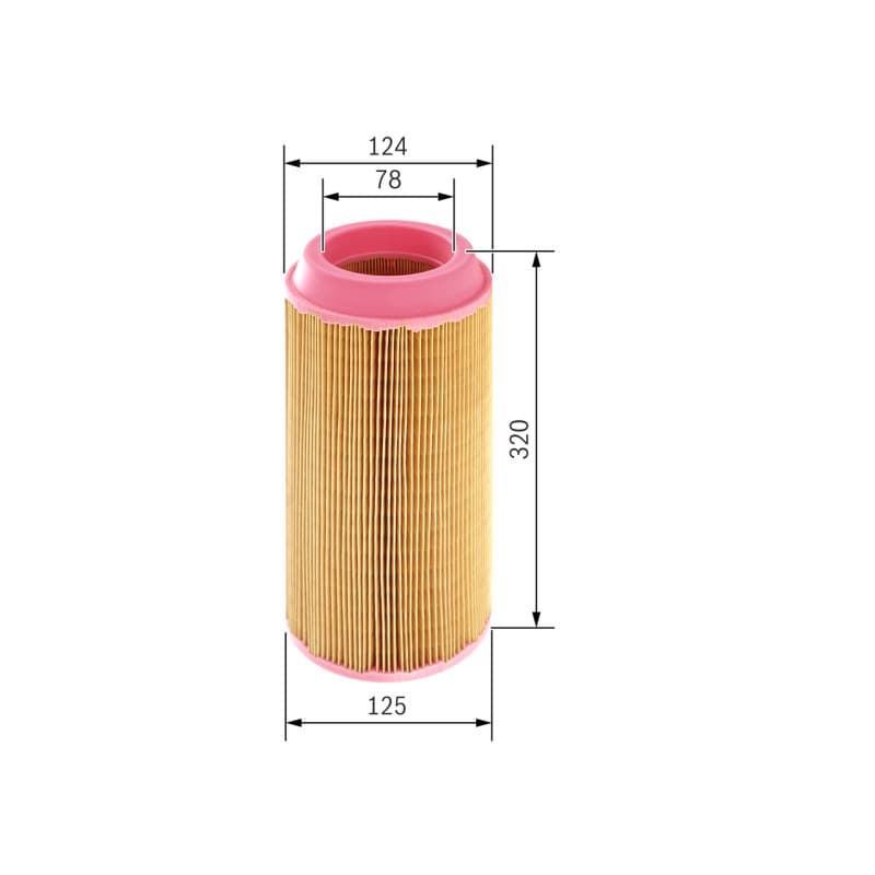 BOSCH 1 457 433 557 oro filtras