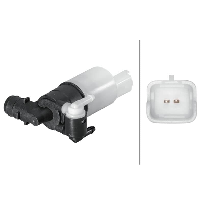 HELLA 8TW 006 848-161 vandens siurblys, priekinio stiklo plovimas