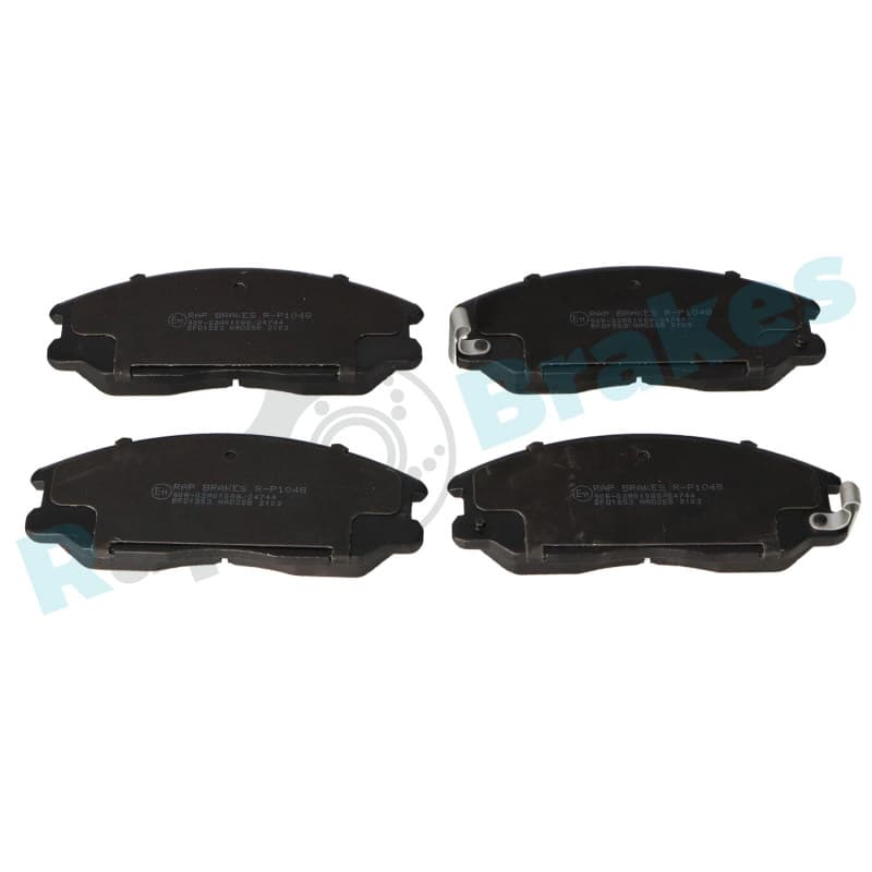 RAPBRAKES stabdžių trinkelių rinkinys, diskinis stabdys R-P1048