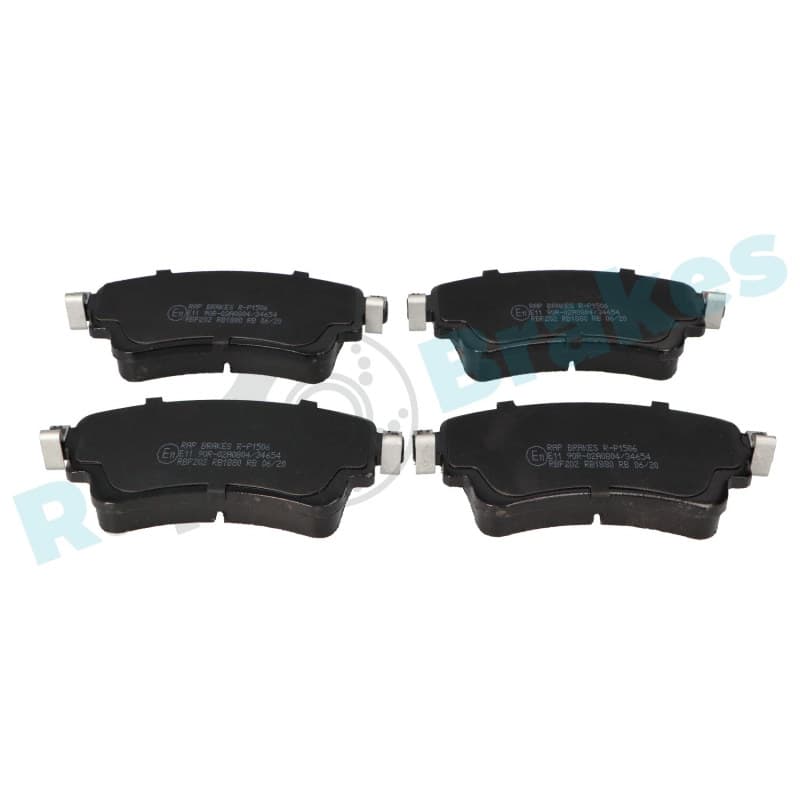 RAPBRAKES stabdžių trinkelių rinkinys, diskinis stabdys R-P1506