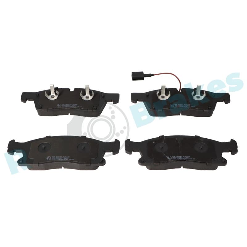 RAPBRAKES stabdžių trinkelių rinkinys, diskinis stabdys R-P1445