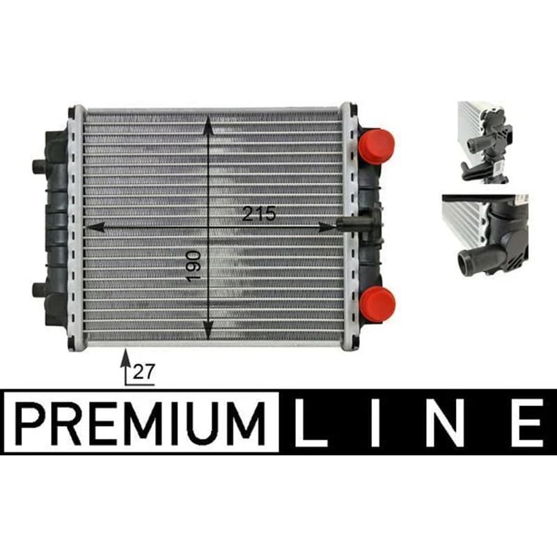 MAHLE CR 80 000P radiatorius, variklio aušinimas