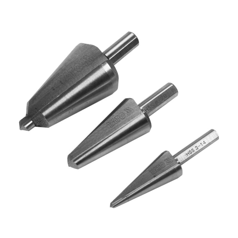 YATO 3 vnt. kūginių grąžtų rinkinys YT-44730