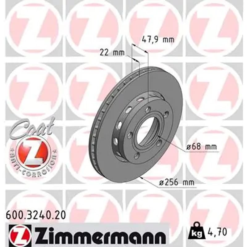 ZIMMERMANN stabdžių diskas 600.3240.20