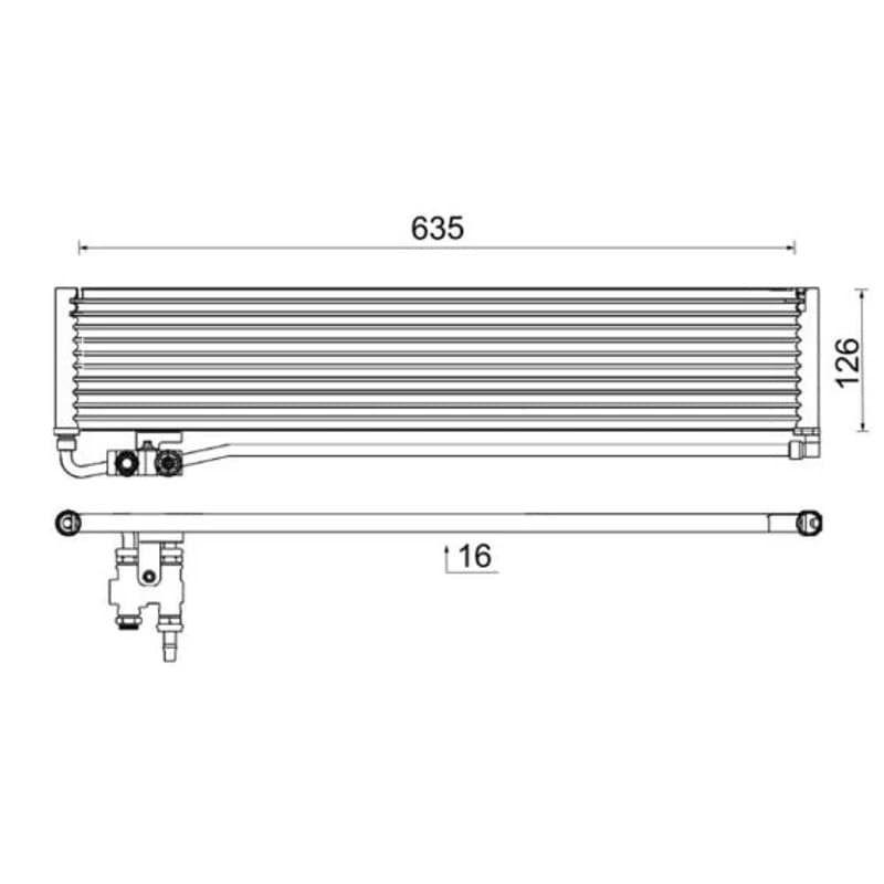 MAHLE CLC 232 000P alyvos aušintuvas, automatinė transmisija