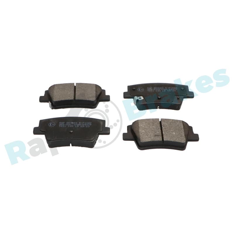RAPBRAKES stabdžių trinkelių rinkinys, diskinis stabdys R-P1682
